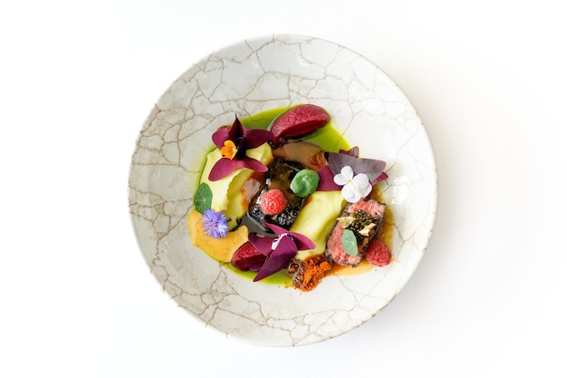 Pyszne danie na talerzu